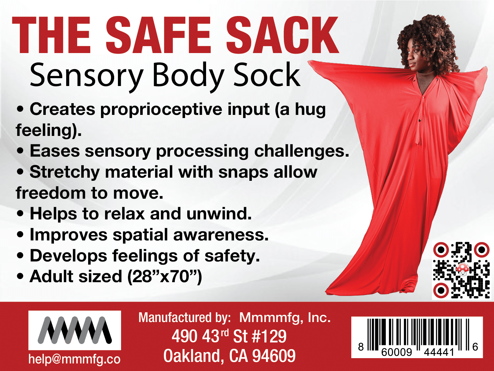 The SafeSack Sensory Body Sock - Must Have for Overwhelming Sessions. - Image 3